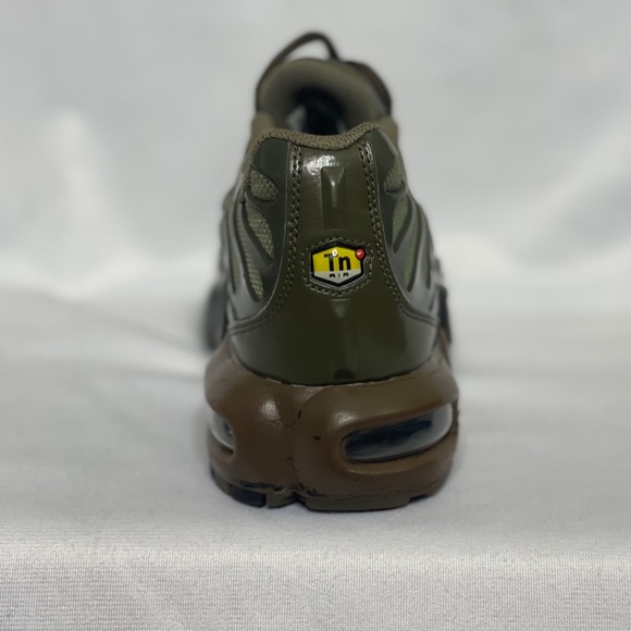 PRE OWNED!!! SIZE 7 NIKE AIRMAX PLUS "OLIVE CARGO" (GS) ORIGINAL RELEASE!!!!!! - Picture 16 of 16